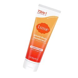 Lume hele kroppen deodorant creme ren mandarin hud sikker 72hr lugtkontrol orange