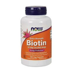 Now! Ekstra stærk Biotin 120 grøntsagskapsler