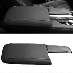 UUSI keskikonsolin käsinojan laatikon kansi sopii malliin Lexus RX350 450h 2016 2017 2018-2022 musta valkoisella viivalla mikrokuitunahka