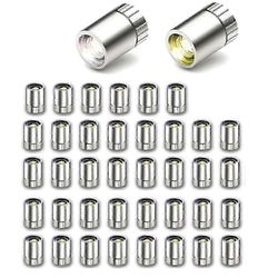 40 kpl miniatyyri-LED-valoja, pieniä valoja käsityöhön, paristokäyttöisiä miniatyyrivaloja, sisä- ja ulkotilojen sisustustarvikkeita Hopea