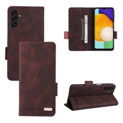 Gangxun Etui til Samsung Galaxy A13 5g læderetui Folio Flip med kreditkortspor Etui Coque Brown