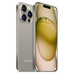 Stor skærm officiel smartphone i15 Pro Max Titanium primærfarve