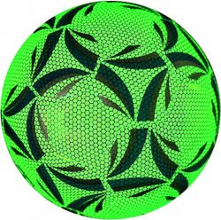 Pimeässä hohtava jalkapallo koko 4 &; 5, valoisa pallo yöpeleihin ja harjoitteluun vihreä