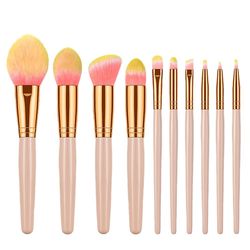 Qian Foundation Makeup Brush Set Øjenskygge 10 Concealer