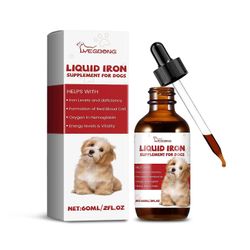 Yegbong Pet Dog Syrup - Rautatuki koirille piparminttuuutteella, lisää elinvoimaa ja energiaa