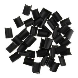 Sarja hiustenpidennykset kynnet keratiinikynnessä Musta