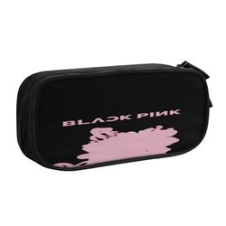 al1303 mustapinkki kynäkotelo kannettava vetoketjullinen toimistokynäpussi laukku toimistokoulumatkoille la1303