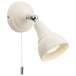 Firstlight Lighting Land 1 Lys Enkeltvæg Spotlight (Switched) Cream, GU10