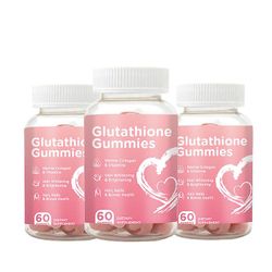 3-pack Glutation kapslar kollagen antioxidant L-glutation gummies hudblekning