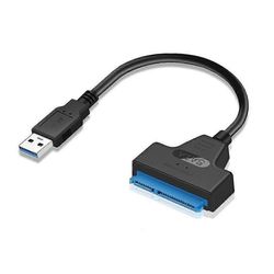 Usb 3.0 - Sata III -kiintolevyn sovitinkaapeli led-kevyellä tietokoneen kiintolevyn liitäntäkaapelilla 2,5 tuuman SSD-asemille ja kiintolevyasemalle