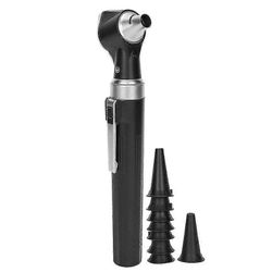 Professional Diagnostic Kit Ear Care Examination Otoscope Eardrum Endoskooppi Speculum 8kpl korvatulpat Lääkäri Sähköinen Otoskooppi Musta