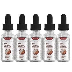 Antifungaalinen rauhoittava öljy Jalkojen hoitotyökalu Sisäinen kynsien korjaus Essence Pedikyyri Kynsien valkaisu Anti-sieni eteerinen öljy 5pcs