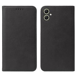 Samsung Galaxy A05 magneettisesti suljettava nahkainen puhelinkotelo Musta