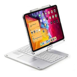 iPad Pro 12.9 tuuman 2022/2021/2020/2018 tabletille Bluetooth-kosketusnäppäimistö taustavalolla 360 asteen kierto