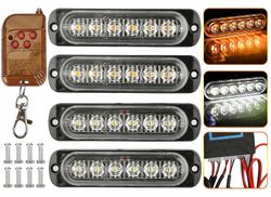 Barsinfi Bil Lastbil Led Emergency Advarsel Strobe Flash Light