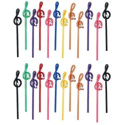 Opiskelijoiden nuottikynät, nuottikynät pyyhekumilla, värikkäät musiikkikynät, puinen diskanttiavain, Ben 24Pcs