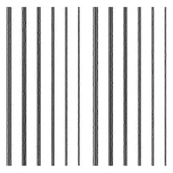 12kpl onkivavan korjaus hiilikuituvavat kiinteät hiilitangot vavan kärjen korjaamiseen makean veden suolaisen veden kalastusvavan korjaus Musta 10....