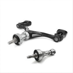 Kelan vaihto kaksikahvainen hiilivarsikalastuskela