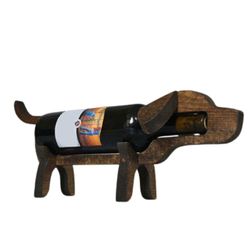 Puiset eläimet Viinipullonpidin Luova sisustus Yksinkertainen Viiniteline lahjat viinin ystäville Pentu