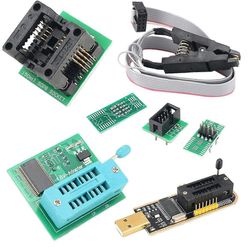 Ch341a Bios Usb Programmerer Sop8 Dip8 1.8V Konvertering Socket 8-pinners Test Clip Set For Eller Hovedkort