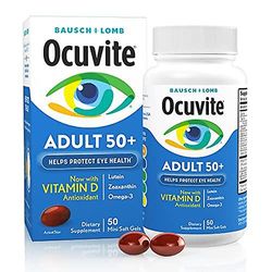 Ocuvite Eye Vitamin Mineral Supplement 50 Count pakkaus voi vaihdella