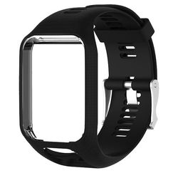 AIR Camuflagem Silicone Strap til TomTom Runner 2/3 - Sort