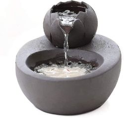 Kissan juomalähde, hiljainen kissan vesiannostelija keraaminen, musta