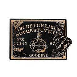 12" Ouija-lauta puinen ennustamisheilurilauta kaiverrettu taikalauta noita auringon heilurilautasarja Wiccan alttaritarvikkeet D