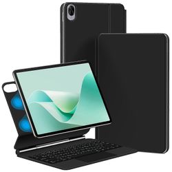 Huawei MatePad 11.5 S magneettinen Bluetooth-näppäimistö (venäläinen) + säädettävä jalusta nahkainen tablettikotelo