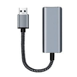 USB C Usb C til Rj45 Lan-adapter for Macbook Pro Samsung Galaxy Usb Ethernet|usb hubber (svart)