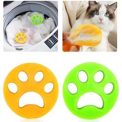 unbrand Pet Cat Claw Silikone Hair Sticker Dog Hair Remover Vaskbar Praktisk hårsugeanordning Pet Supplies