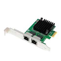 PCI-E X1 2.5G -palvelimen verkkokortti, kaksiporttinen gigabitin verkkokortti, I225-V Ethernet-ohjain, kaksiporttinen Kuten