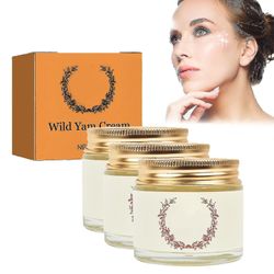 3stk Wild Yam Cream - Annas Wild Yam Cream Organic For Hormone Balance, Organic Annas Wild Yam Cream, Women Wild Yam.