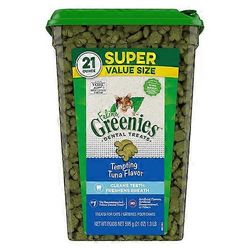 Greenies Feline Dental kohtelee houkuttelevaa tonnikalan makua, 21 oz