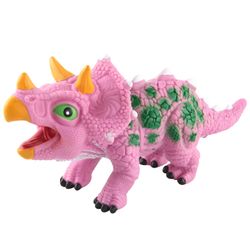 Mini Dinosaur Leker Stress Relief Set Trykk Voice Fidget Leker For barn Voksne Rosa