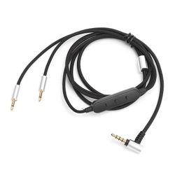 Kuulokekaapeli johto-ohjauksella sopii Sennheiser HD202 HD497 HD447 HD212 pro EH250 EH350