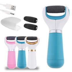 Elektrisk Fod kværn hæl fil slibning exfoliator Pedicure Machine Foot Care Tool Remover Foot File Usb Opladning Blå