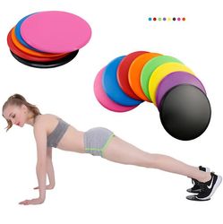 Initially 2pcs Glidende Diske Slider Fitness Disc Motion glidende plade til Yoga Gym Abdominal Core Training blå