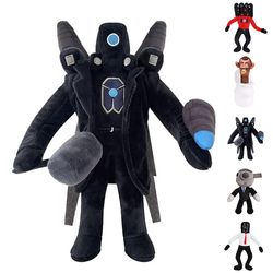 Manchalk Skibidi Toalett Plysj Toy Funny Speakerman Titan Kameramann Plushies Stuffed Doll Gift For Game Fans Adult E