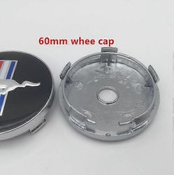 4kpl 54mm 56mm 60mm ST Cobra Shelby auton pyörä Keskinapa Cap Badge kannet tunnus tarra auto Styling tarvikkeet 60mm Mustang korkki