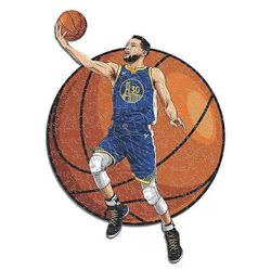 Palapeli Peli Puinen Messi lapsille Stephen Curry A4