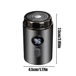 sähköinen mini partakone ladattava kokovartalopesu matka-auto kannettava miesten partakone kivuton langaton trimmeri veitsi kasvoparta parta partav...