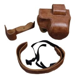 Tyyppi D PU nahkainen kamerakotelo Nikon Z30 Z50: lle, koko kehon suojapussin kansi olkalaukkukamera Monivärinen Style D