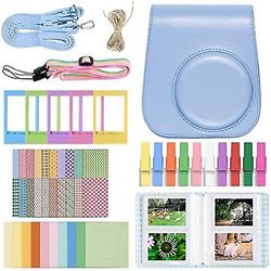 Xqday Sæt med øjeblikkelig kameratilbehør, der er kompatible med Instax Mini 11, herunder kamera