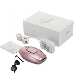 Barsinfi Hårfjerning Laser Epilator 300000 Flash barbering og hårfjerning Permanent Epilator Pink