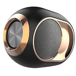 Coosilo Tws trådløs Bluetooth-højttaler, subwooferkortmusikafspiller sort