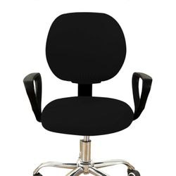 vedenkestävä joustava työpöytä työtuolin istuimen päällinen universaali spandex tietokonetuolin päällinen irrotettava, pestävä musta s