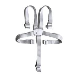 Pilk Syöttötuolin turvavyö, vauvan turvavyö 5-pisteinen turvavyö Valkoinen