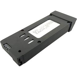 Yunique 3.7v 500mah Lipo-akku droneille | Yhteensopiva mallien E58, S168, JY019 kanssa | Korkea laatu, pitkä käyttöikä | ylikuormitussuoja, musta