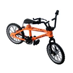 Initially 11cm Alloy Bike Finger Metal Finger Cykel Model Legetøj Miniature Racing Legetøj Simulation Collection for barn kid voksen dreng gave Orange